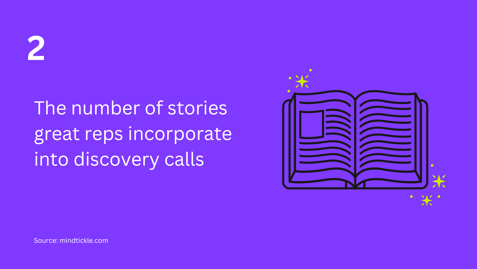 How many stories to include into discovery calls