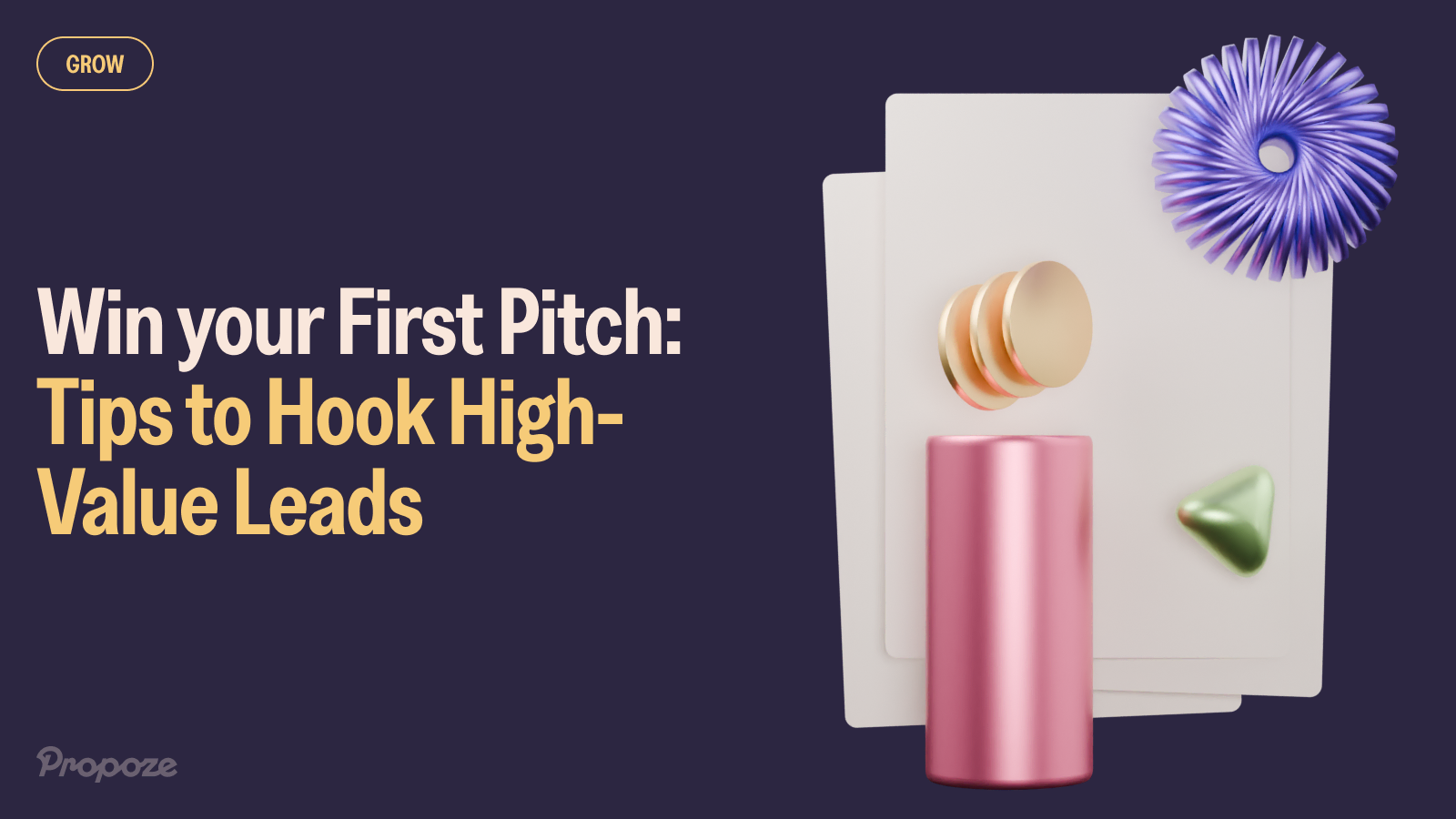 Win your First Pitch: Tips to Hook High-Value Leads