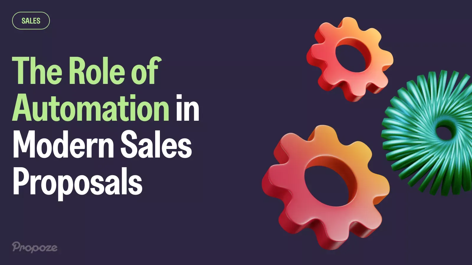 The Role of Automation in Modern Sales Proposals